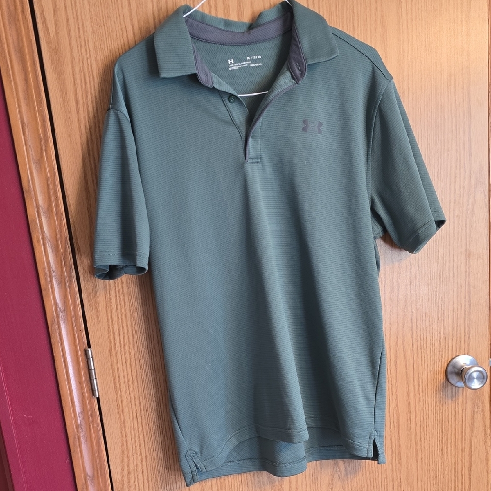Under Armour Men's Olive Polo Shirt